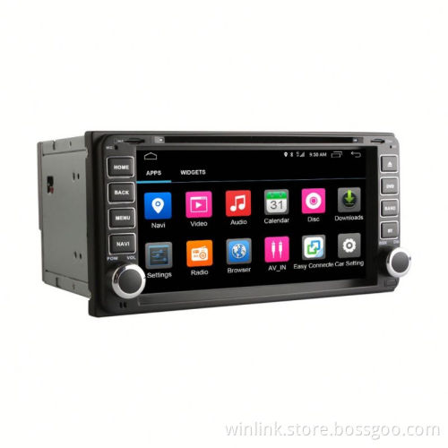 The newest OS android 6.0 quad core universal 2 din Car GPS touch panel support DAB+ TPMS DVR